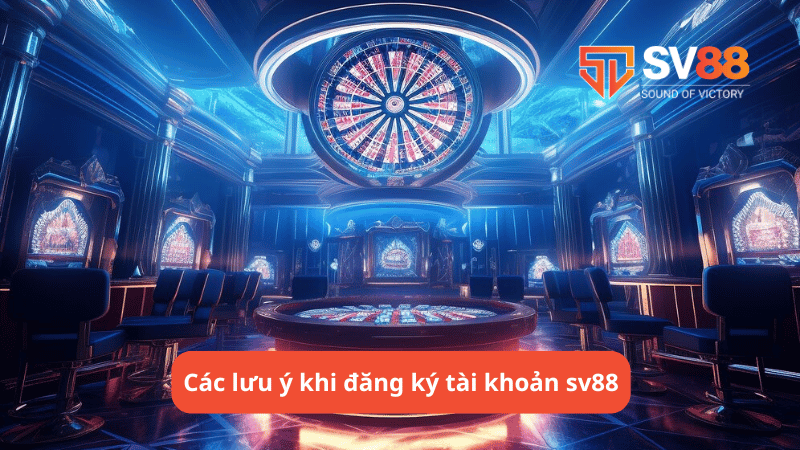 Các lưu ý khi đăng ký tài khoản sv88