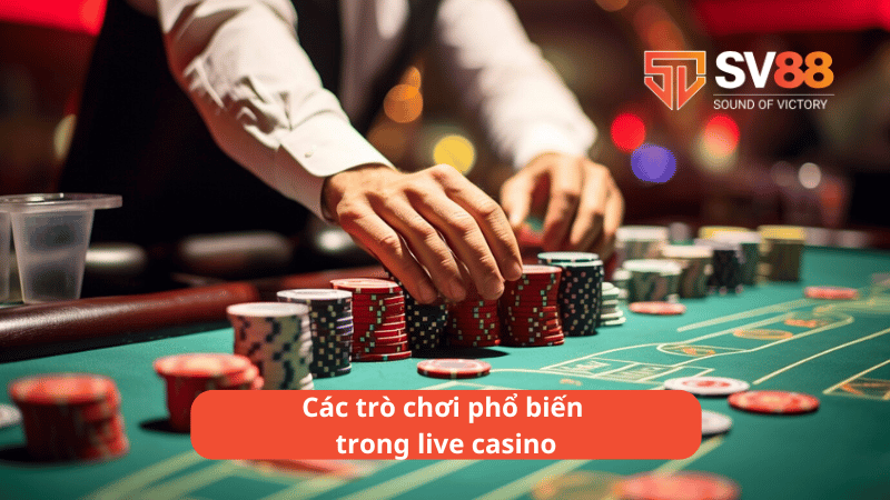 Các trò chơi phổ biến trong live casino